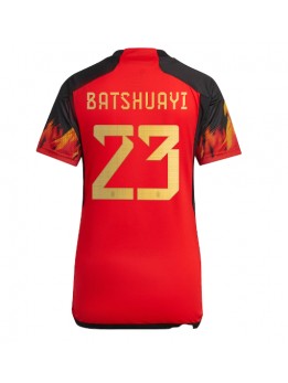 Belgien Michy Batshuayi #23 Heimtrikot für Frauen WM 2022 Kurzarm